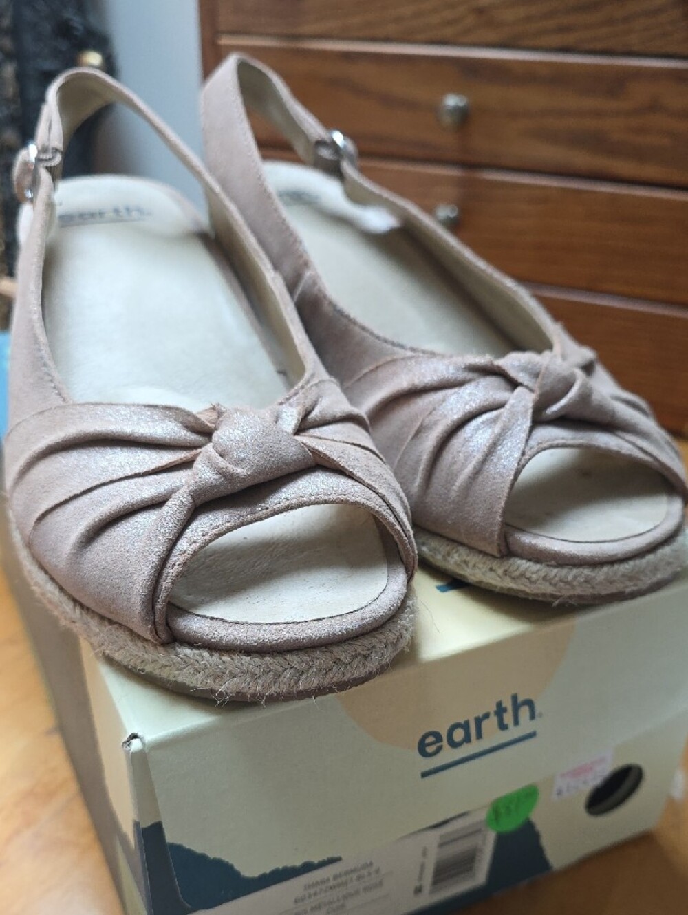 Earth, Blush Leather Thara Bermuda Slip-On Loafers